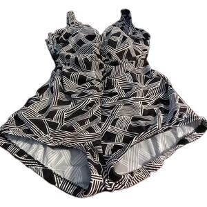 Paradise Bay One Piece Swimsuit Sz. 14 Beach Summer Vacation